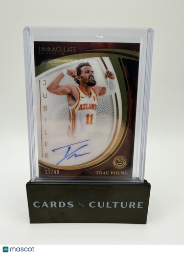 2025 Panini Immaculate Collection Jubilee Trae Young #JS-UNG /49