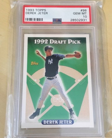 Derek Jeter 93 Topps PSA 10