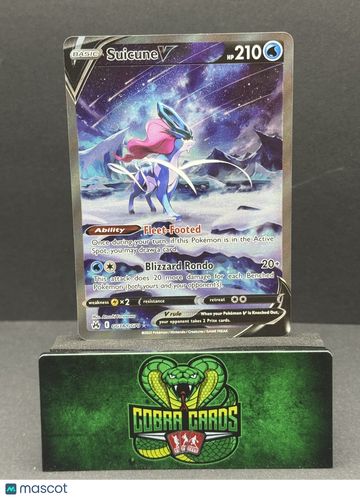 2023 Crown Zenith Suicune V Holo Rare SAR #GG38/GG70