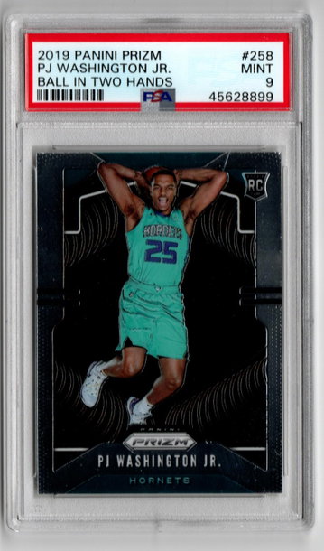 2019 Prizm  PJ Washington Ball In Two Hands  PSA 9