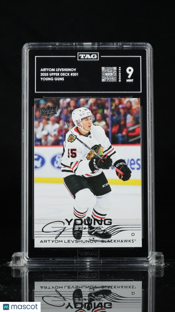 2025-26 Upper Deck Series 1 Young Guns Artyom Levshunov #201 TAG 9