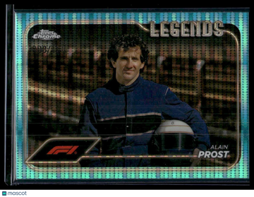 2024 Topps Chrome Formula 1 Alain Prost #200 Aqua Sonar Refractors SN