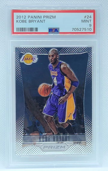KOBE BRYANT 2012 Panini Prizm #24 1st Year Lakers HOF - PSA 9 MINT