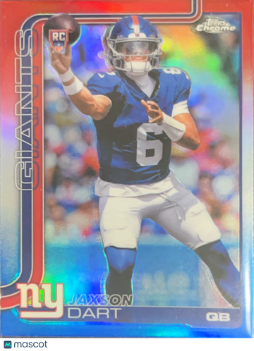 2025 Topps Chrome Jaxson Dart #306 Refractor RC