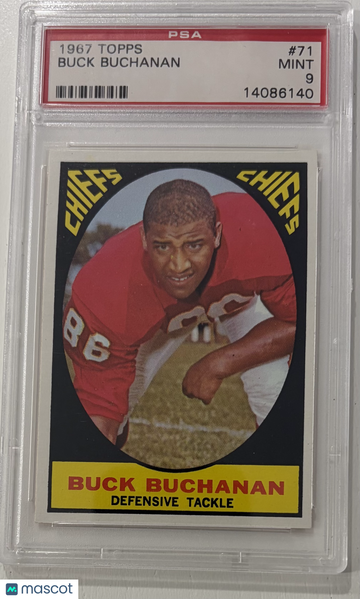 1967 Topps Buck Buchanan #71 PSA 9