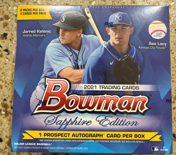 2021 Bowman Sapphire Edition 