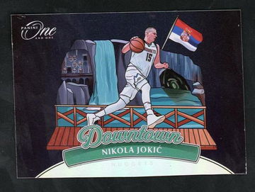 2023 Panini One and One 1 Nikola Jokic Downtown Variation VG Denver Nuggets