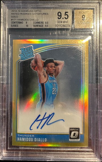2018-19 Donruss Optic Rated Rookies Gold Hamidou Diallo