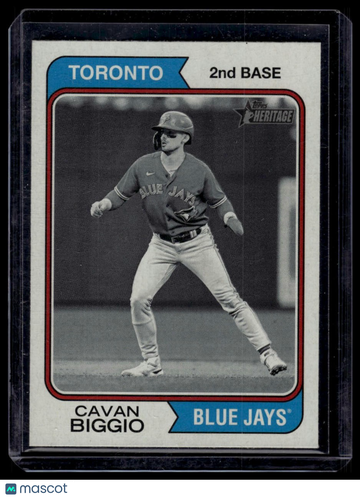 2023 Topps Heritage Cavan Biggio #349 Black & White