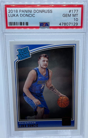 2018 Panini Donruss Luka Doncic #177 PSA 10 GEM MINT