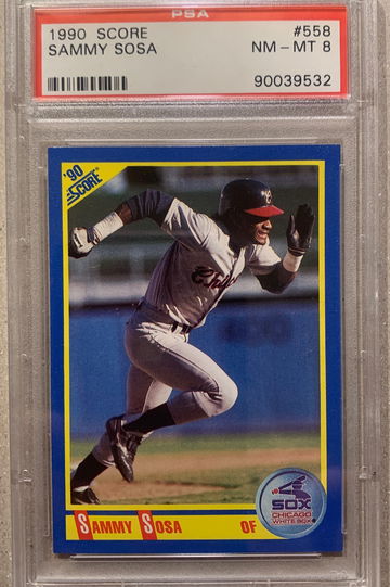 1990 Score Sammy Sosa RC #558