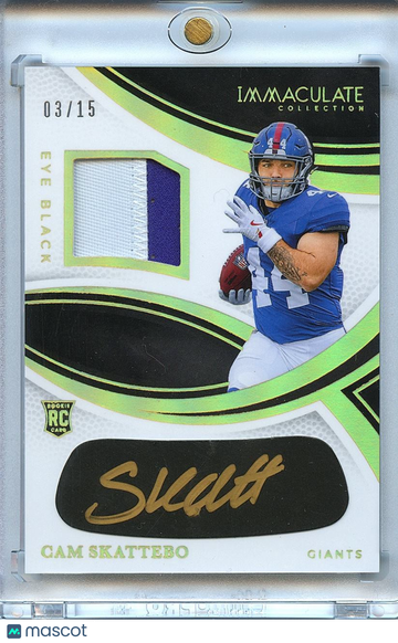 2025 Cam Skattebo Panini Authentic
