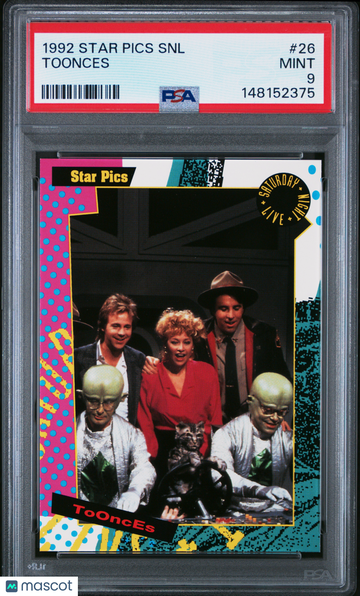1992 Star Pics Saturday Night Live Toonces #26 PSA 9