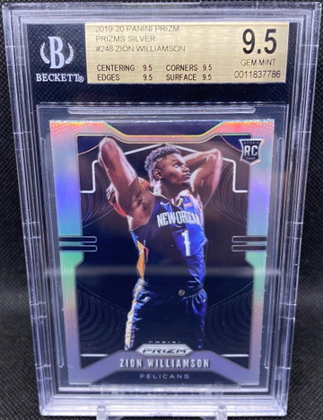 Zion Williamson Prizm Silver BGS 9.5 True Gem