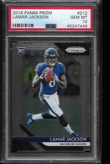2018 Prizm Lamar Jackson