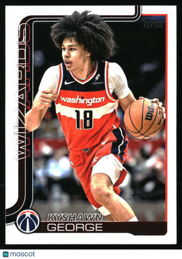 2025-26 Topps Kyshawn George #98 Washington Wizards