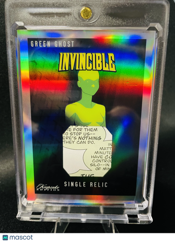 2025 Invincible Green Ghost Comic Page Relic #472 Rainbow Foil Single Relic KEEPSAKE