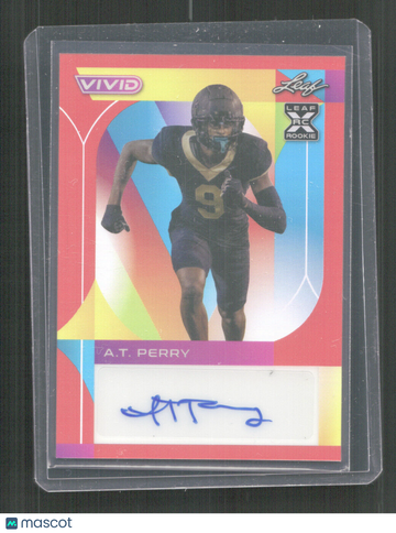 2023 Leaf Vivid A.T. Perry Red Prismatic AU,RC,SN,/8