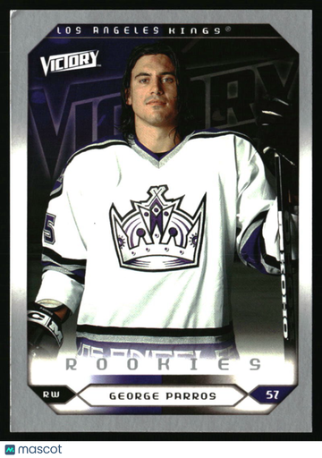 2005-06 Upper Deck George Parros #277 2005-06 Upper Deck Victory Update Los Angeles Kings