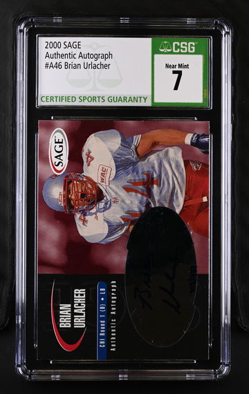 BRIAN URLACHER 2000 ROOKIE AUTO 