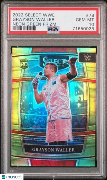 2022 Panini Select WWE Grayson Waller Rookie PSA 10