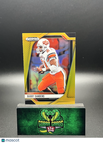 2025 Panini Prizm Draft Picks Barry Sanders #188 Gold /10
