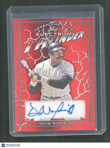 2024 Electrum Dave Winfield #HCT-DW1 Here Comes The ThunderHere Comes The Thunder SN,/3,AU
