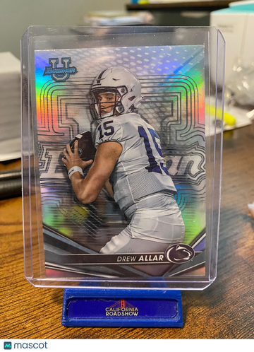 2022 Bowman Drew Allar #80 Refractor Rookie