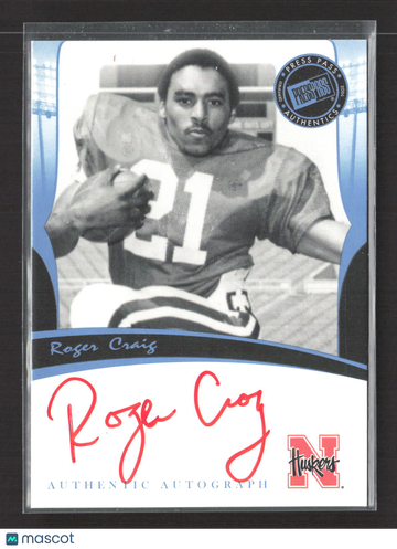 2006 Press Pass Legends Roger Craig Authentic Autograph