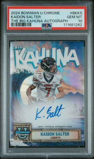2024 Bowman U Chrome Big Kahuna Kaidon Salter #BK-KS Auto PSA 10