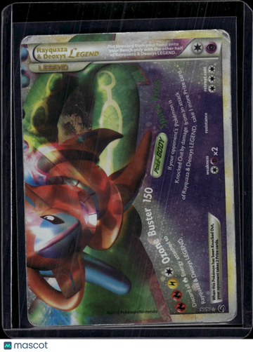 2014 HS Undaunted Rayquaza & Deoxys Legend Holo Rare #90/90