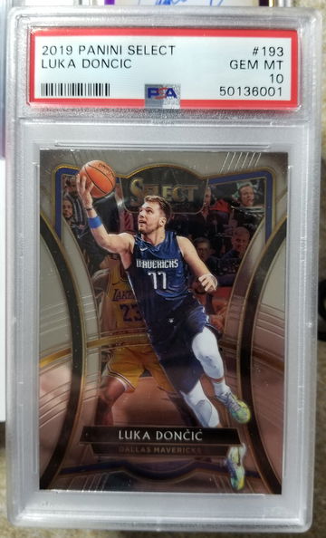 Luka doncic 2019 select premier level psa Mint 9