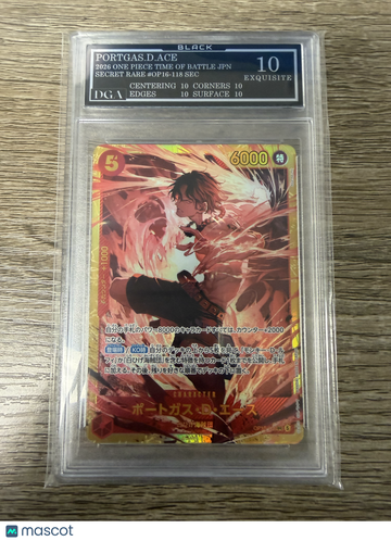 2024 One Piece Time of Battle Portgas.D.Ace Holo Japanese Secret Rare