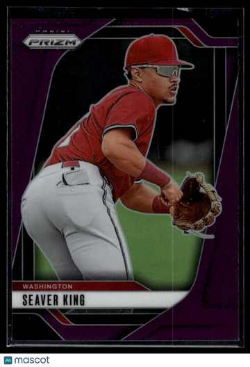 2025 Panini Prizm Seaver King #282 Purple Prizms SN