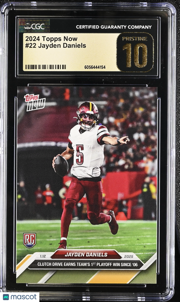 2024 Topps Now Jayden Daniels #22 CGC 10