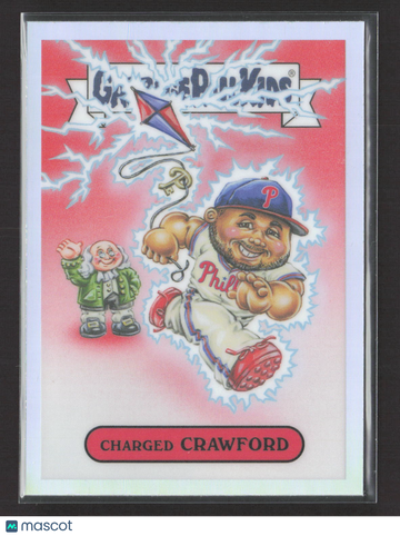 2024 Topps Garbage Pail Kids x MLB Justin Crawford #BGP-13