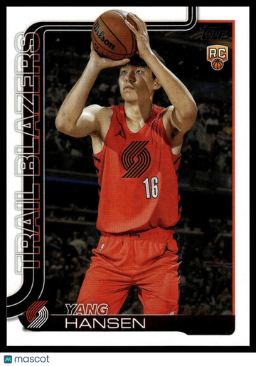 2025-26 Topps Yang Hansen #216 RC