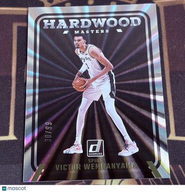 2024-25 Donruss Victor Wembanyama #1 Hardwood Masters Holo Laser SN
