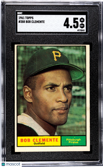 1961 Topps Bob Clemente #388 SGC 4.5