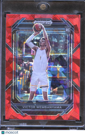 2023 Panini Prizm Draft Picks Victor Wembanyama #2 Red Ice RC