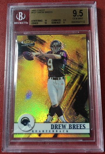 Drew Brees BGS 9.5 Finest