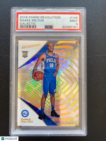 2018 Panini Revolution Shake Milton #146 Galactic PSA 9