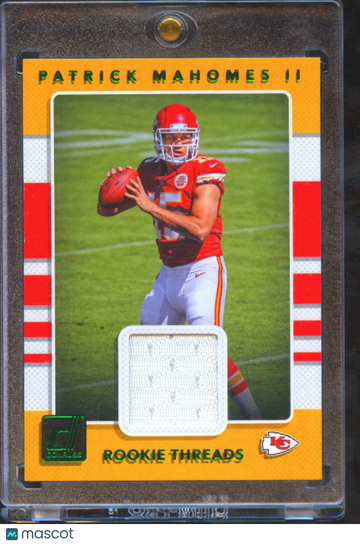 2017 Panini Donruss Rookie Threads Patrick Mahomes II #7 Memorabilia Jersey