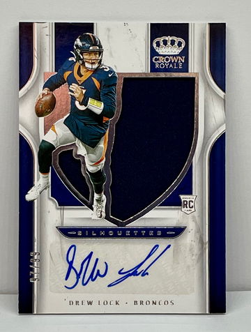 2019 Drew Lock Crown Royale Silhouettes Auto /99