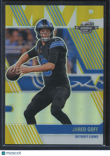 Jared Goff 2024 Contenders Optic MVP GOLD Prizm Detroit Lions 2/10