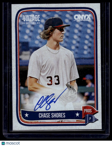 2024 Onyx Vintage Extended Chase Shores #VACHSH Autographs AU