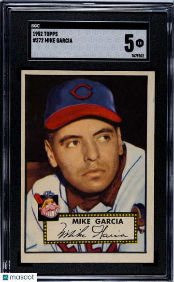 1952 Topps Mike Garcia #272 SGC 5