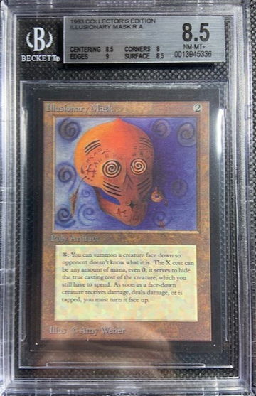 1993 MTG CE Collector's Edition Illusionary Mask BGS 8.5 NM-MINT+ 