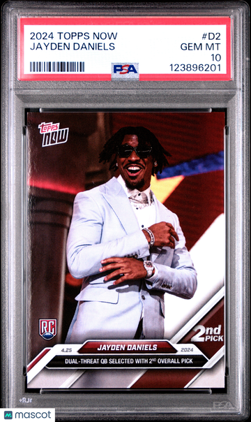 2024 Topps Now Jayden Daniels #D2 Rookie PSA 10