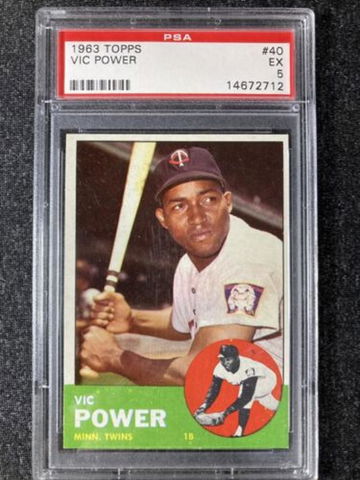 1963 Topps Vic Power #40 PSA 5